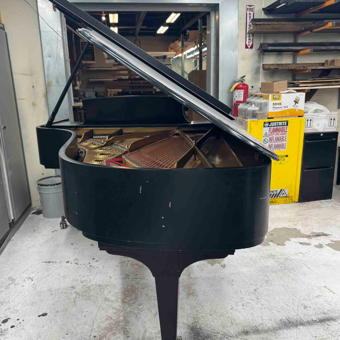 SOLD 1967 Steinway B 6'11" Satin Black Commissioned Grand Piano