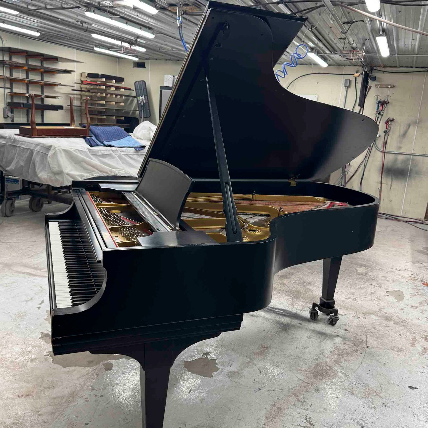 SOLD 1967 Steinway B 6'11" Satin Black Commissioned Grand Piano