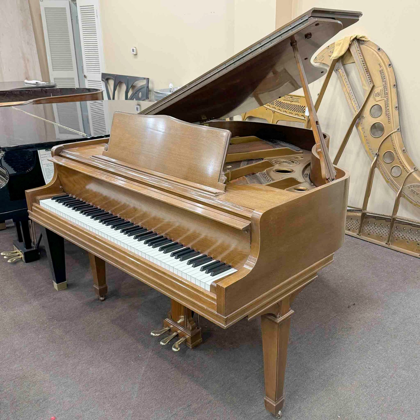 CURRENT SHOP WORK - 1966 Knabe Commissioned 5' Grand Piano