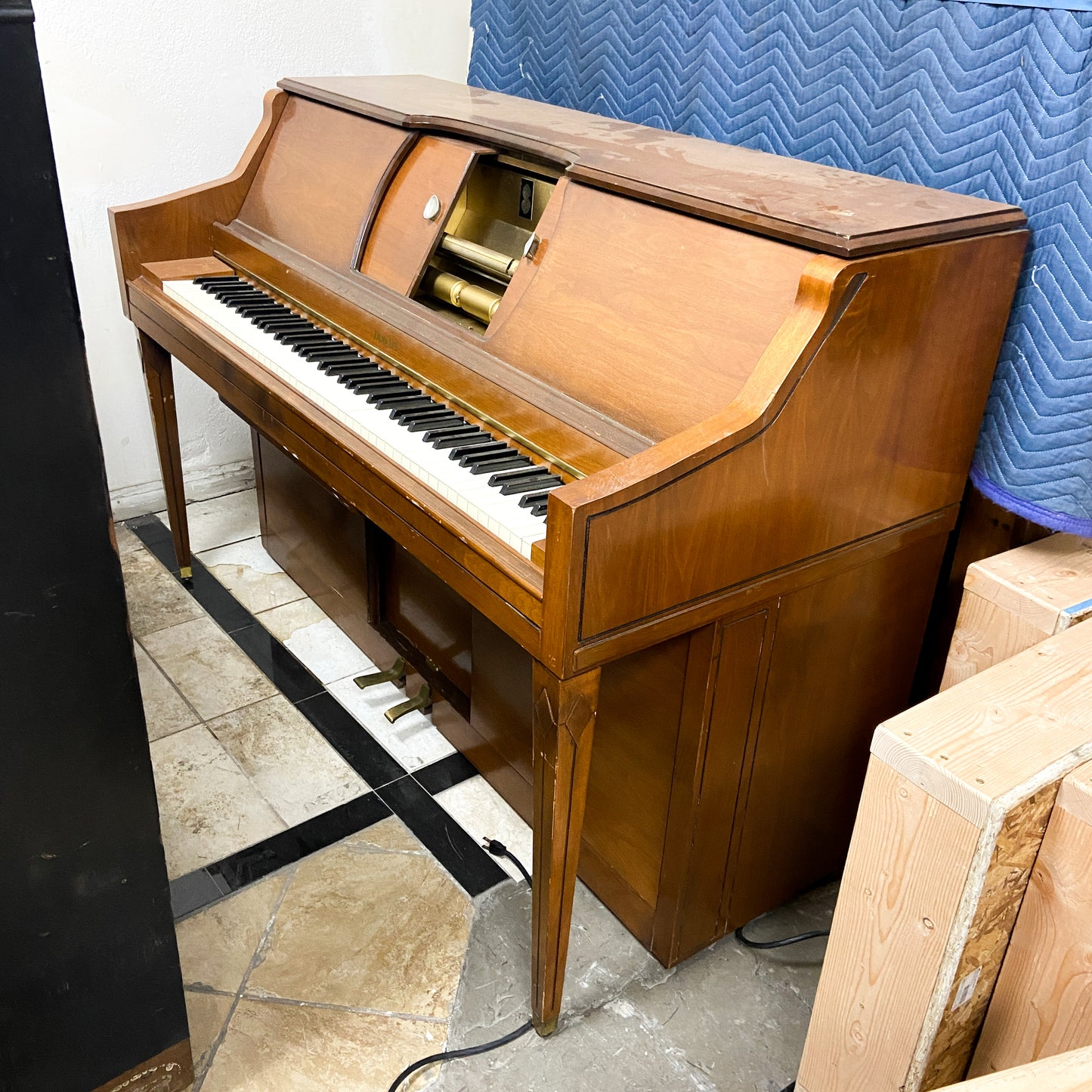 SOLD - Duo Art Hardman Peck 42" Commissioned Console Player Piano