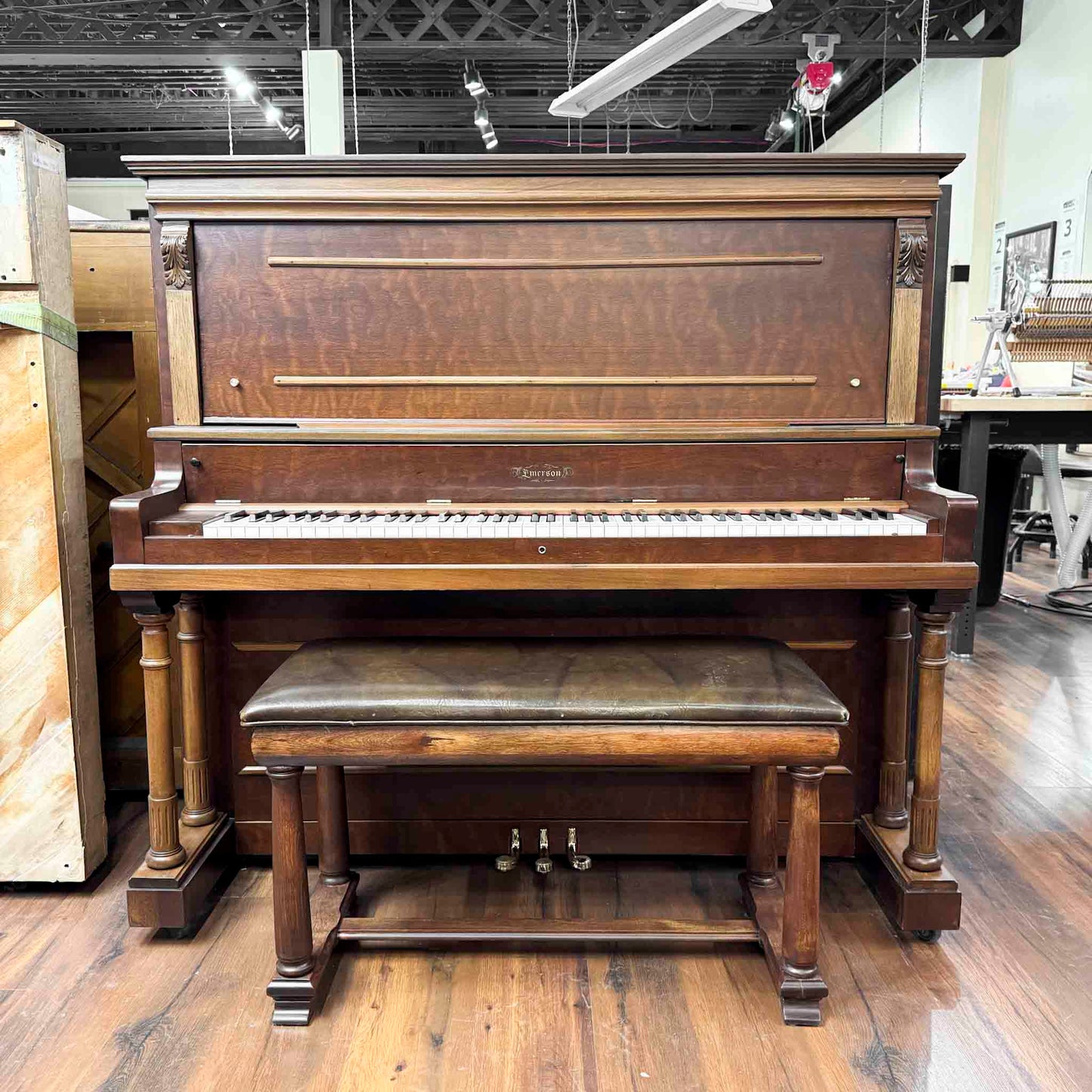 SOLD - 1912 Emerson Commissioned Upright Piano