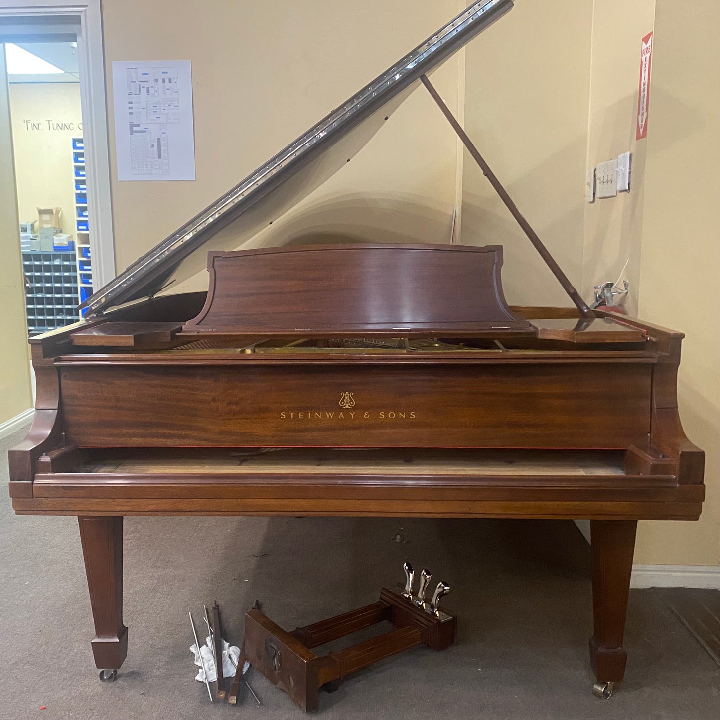 SOLD 1920 Steinway O Grand Piano / 5'10" Commissioned Grand Piano