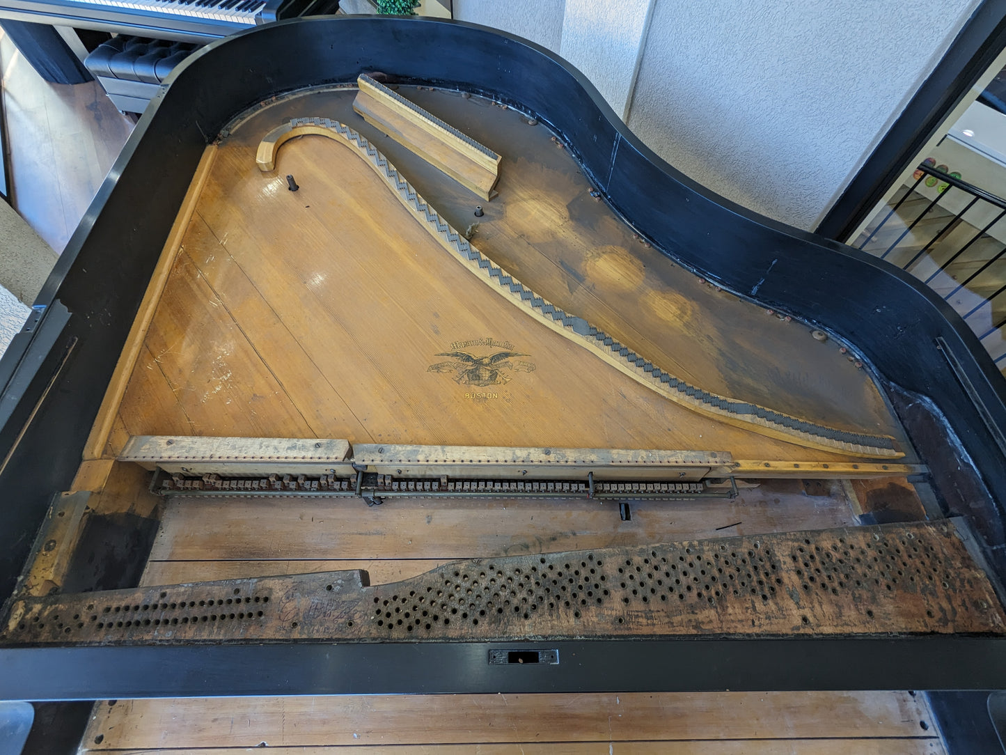 SOLD 1913 Mason & Hamlin Wood Finish Commissioned Grand Piano