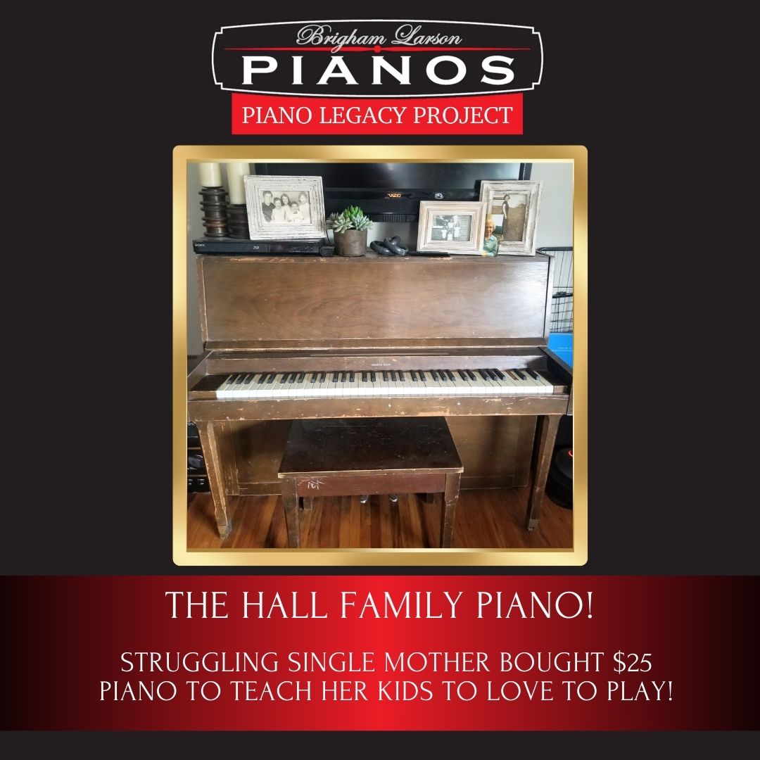 The Hall Family Piano!