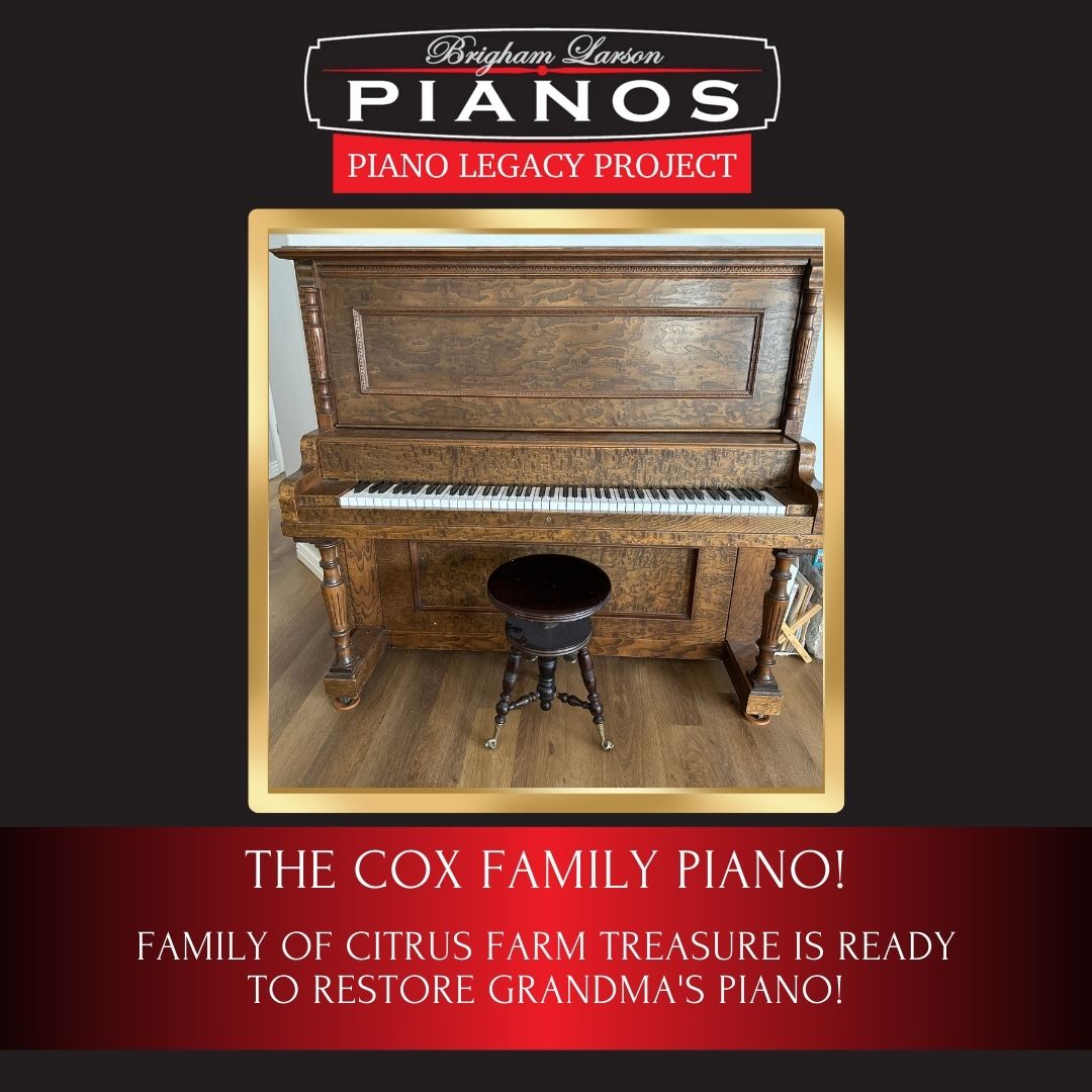 The Cox Family Piano!