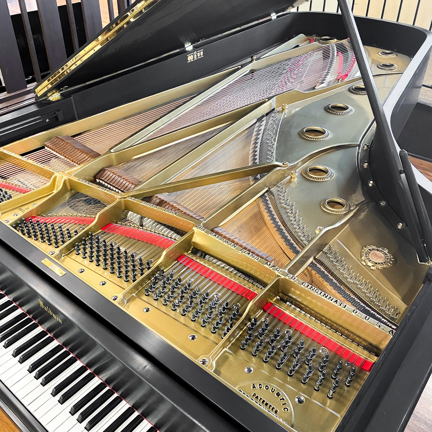 Image 12 of 1934 Baldwin 9' Concert Grand Black