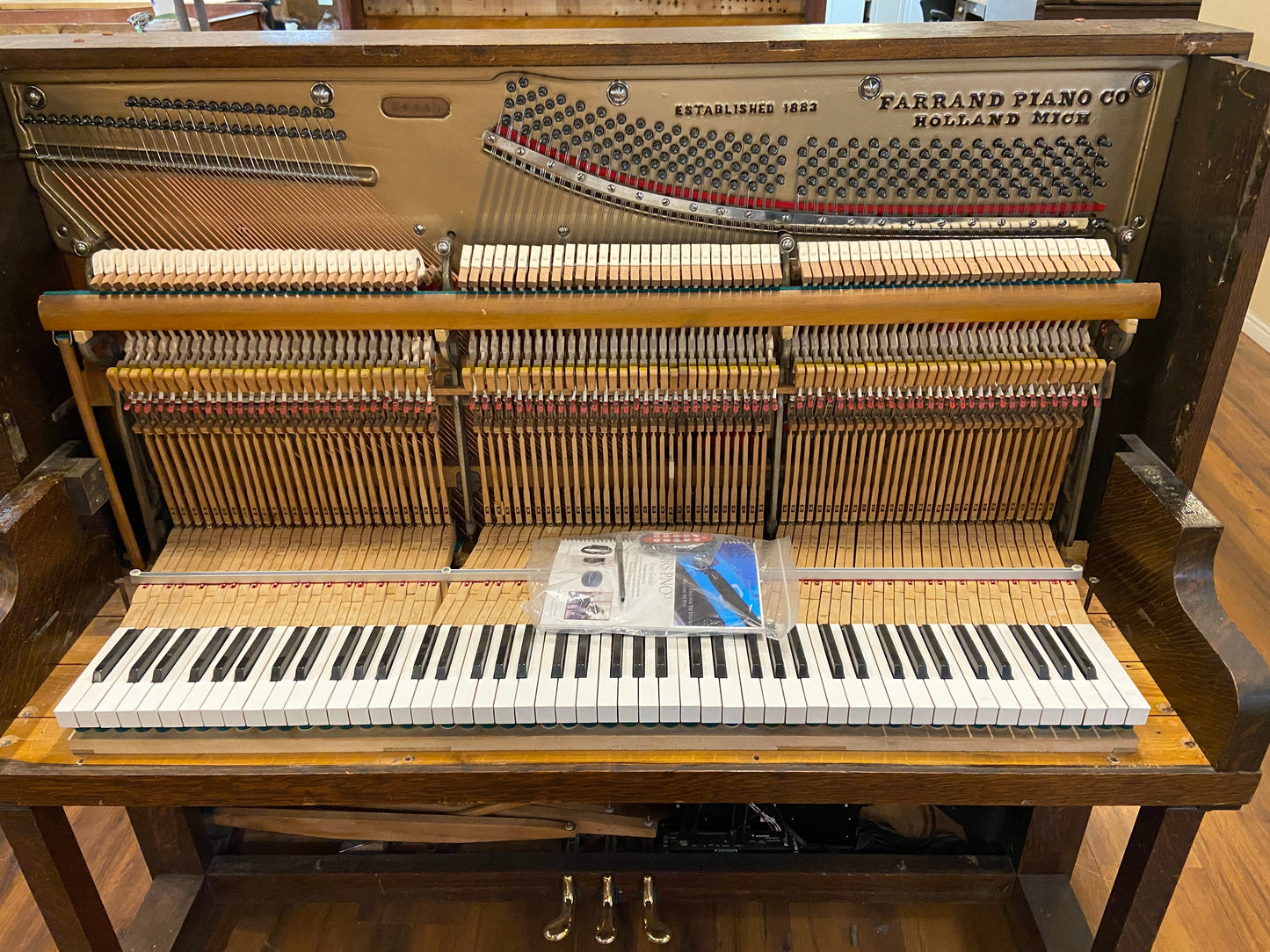 Image 13 of Farrand Upright / QRS #168574 + Silent Play added after delivery PNO219329209