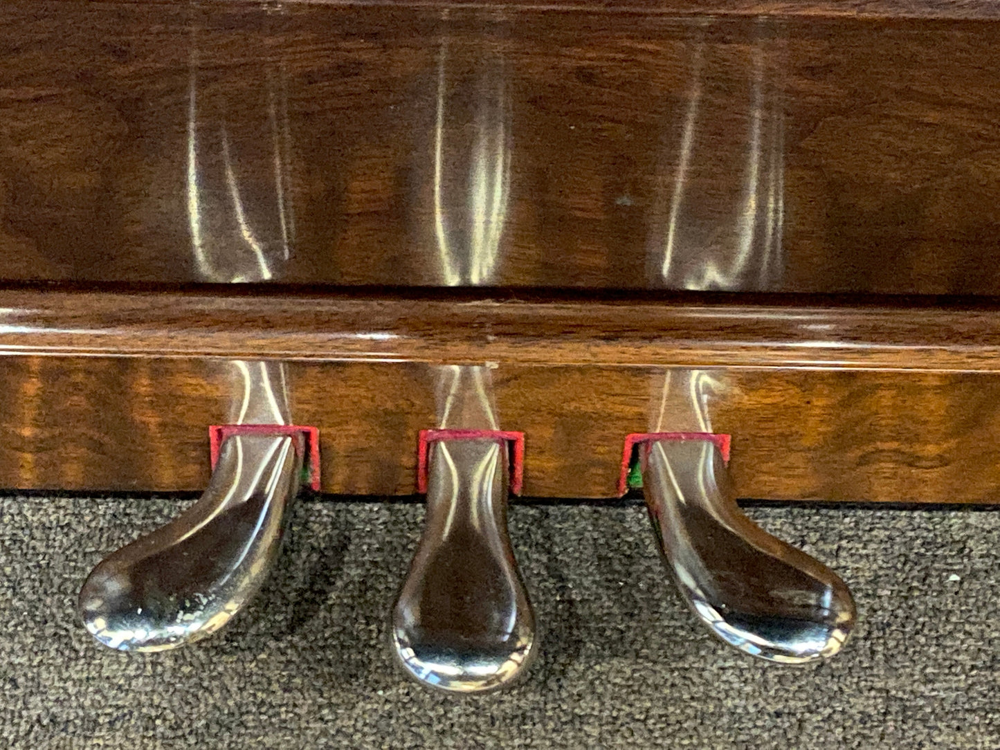 Image 3 of 1894 Steinway & Sons Upright / 52" / Dark Walnut/ QRS #168922