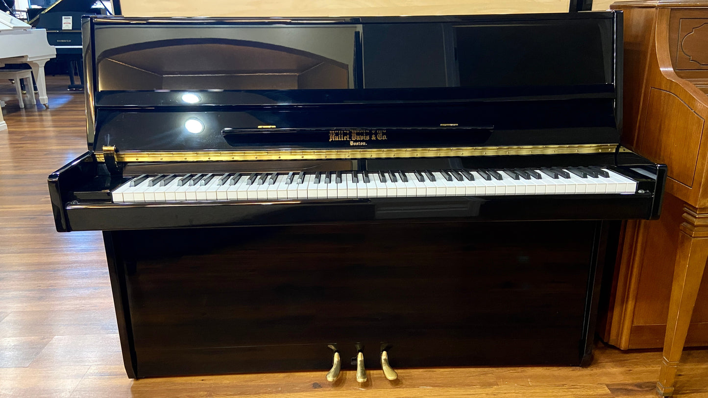 Image 3 of Hallet Davis 109/43" Polished Black Console Upright