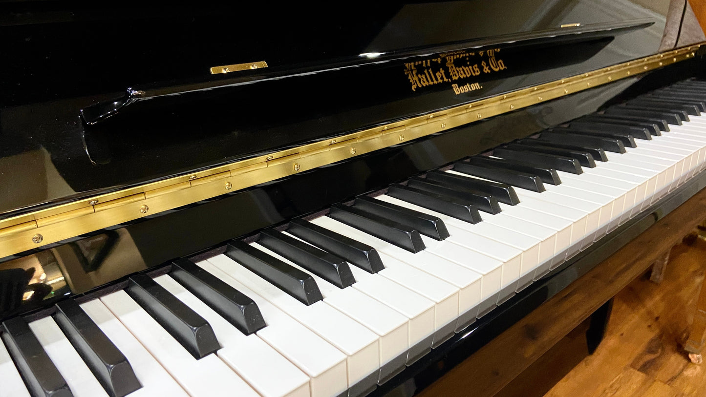 Image 5 of Hallet Davis 109/43" Polished Black Console Upright