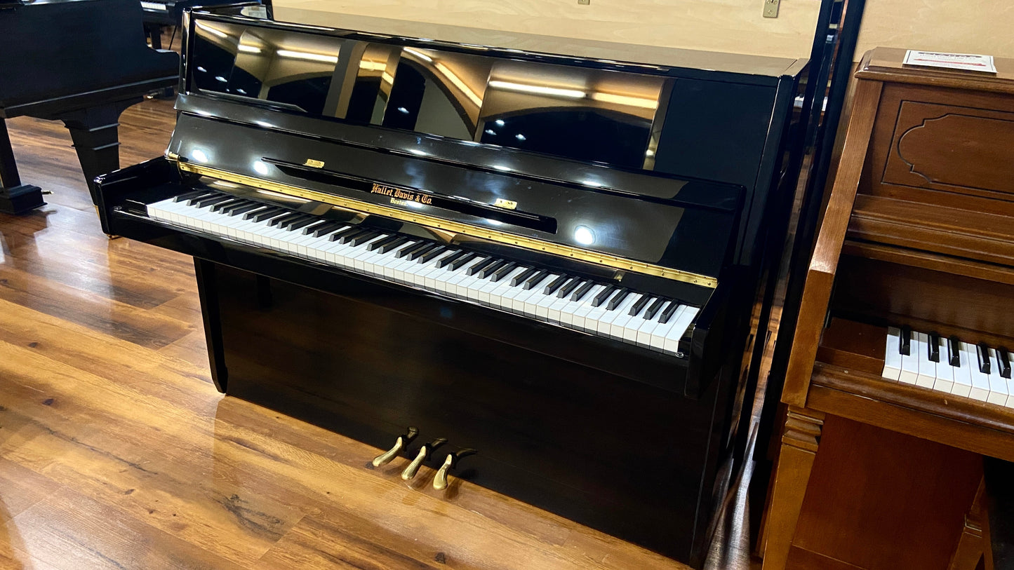 Image 8 of Hallet Davis 109/43" Polished Black Console Upright