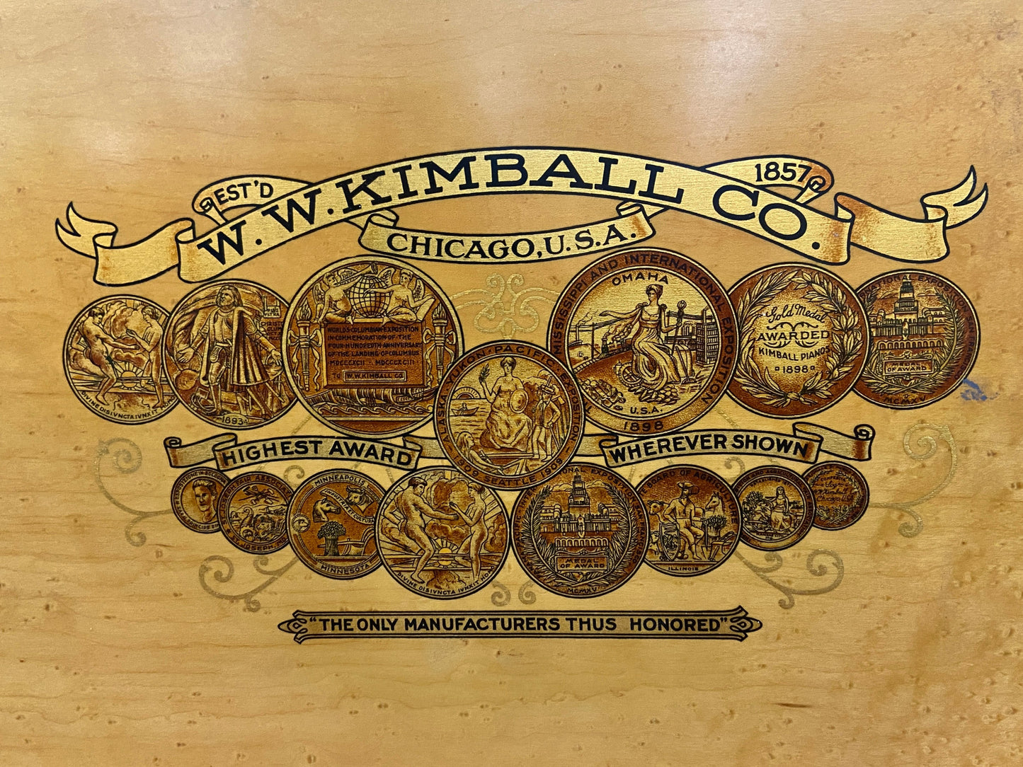 Image 2 of 1946 Kimball Spinet 39"
