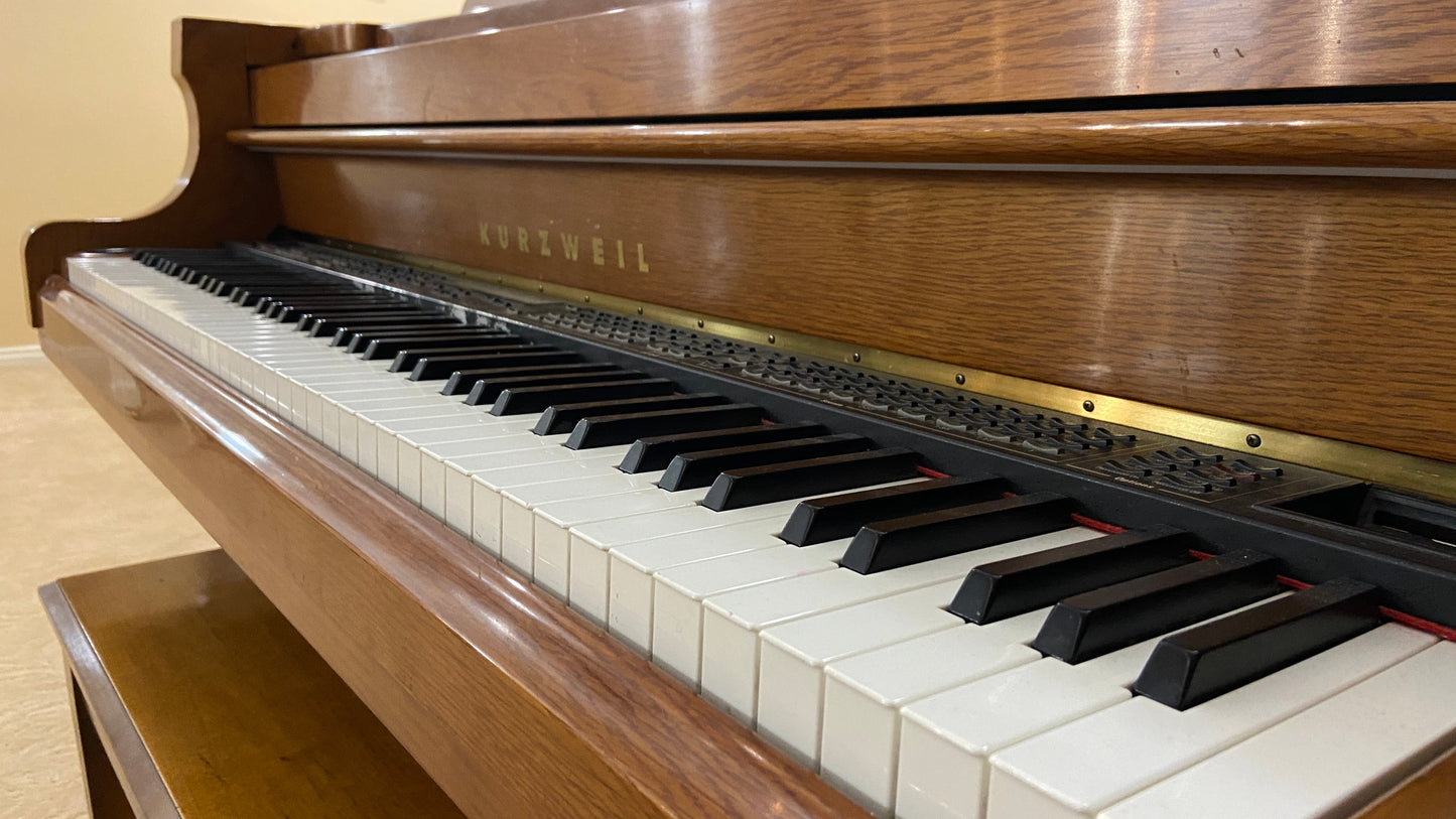 Image 5 of Kurzweil Mark 152 Young Chang Digital Grand/ 5' Walnut