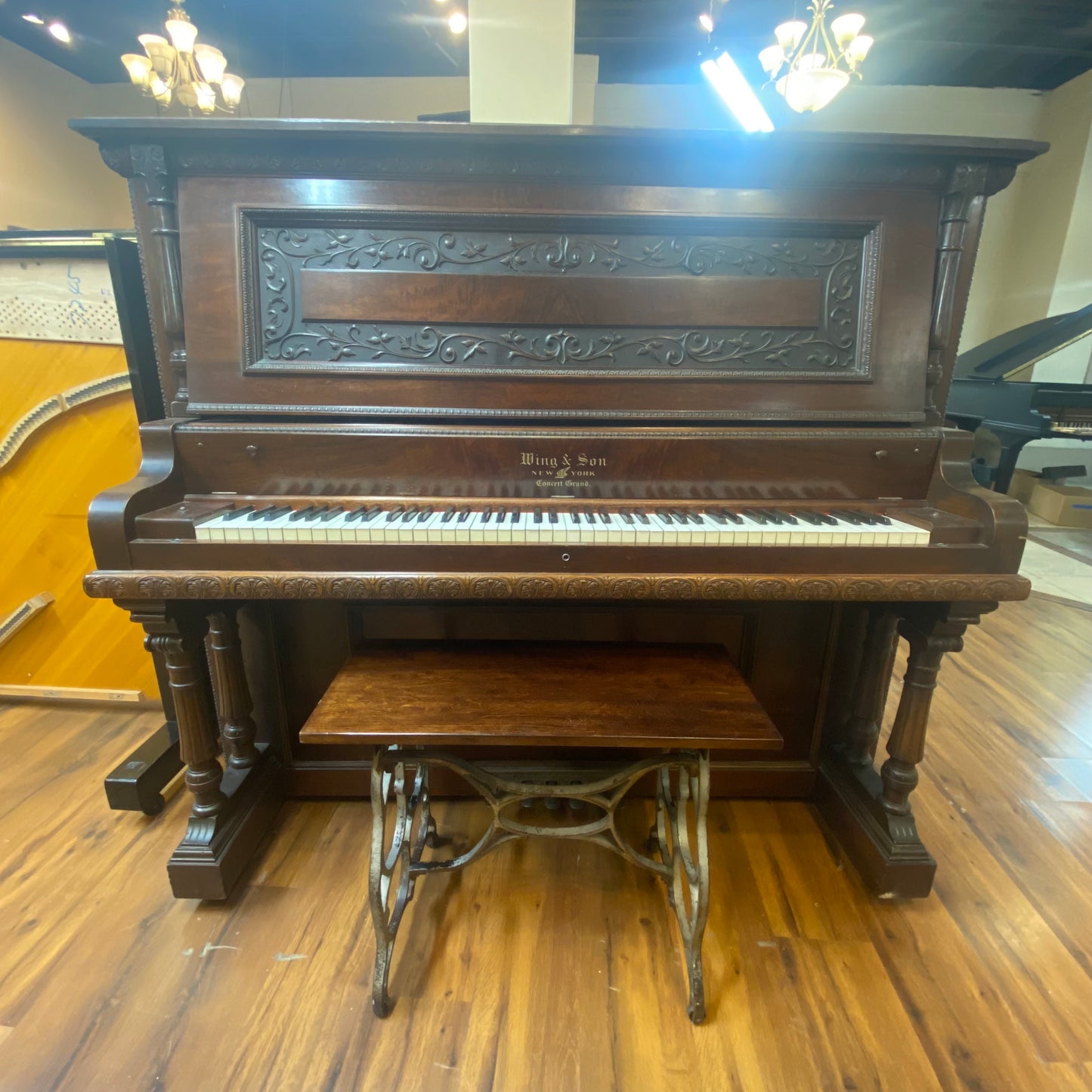 Image 2 of 1902 Wing & Son Upright