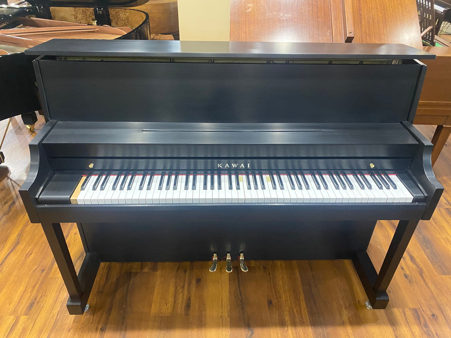 Image 2 of 1963 Kawai 509N/ 44" Satin Ebony Upright
