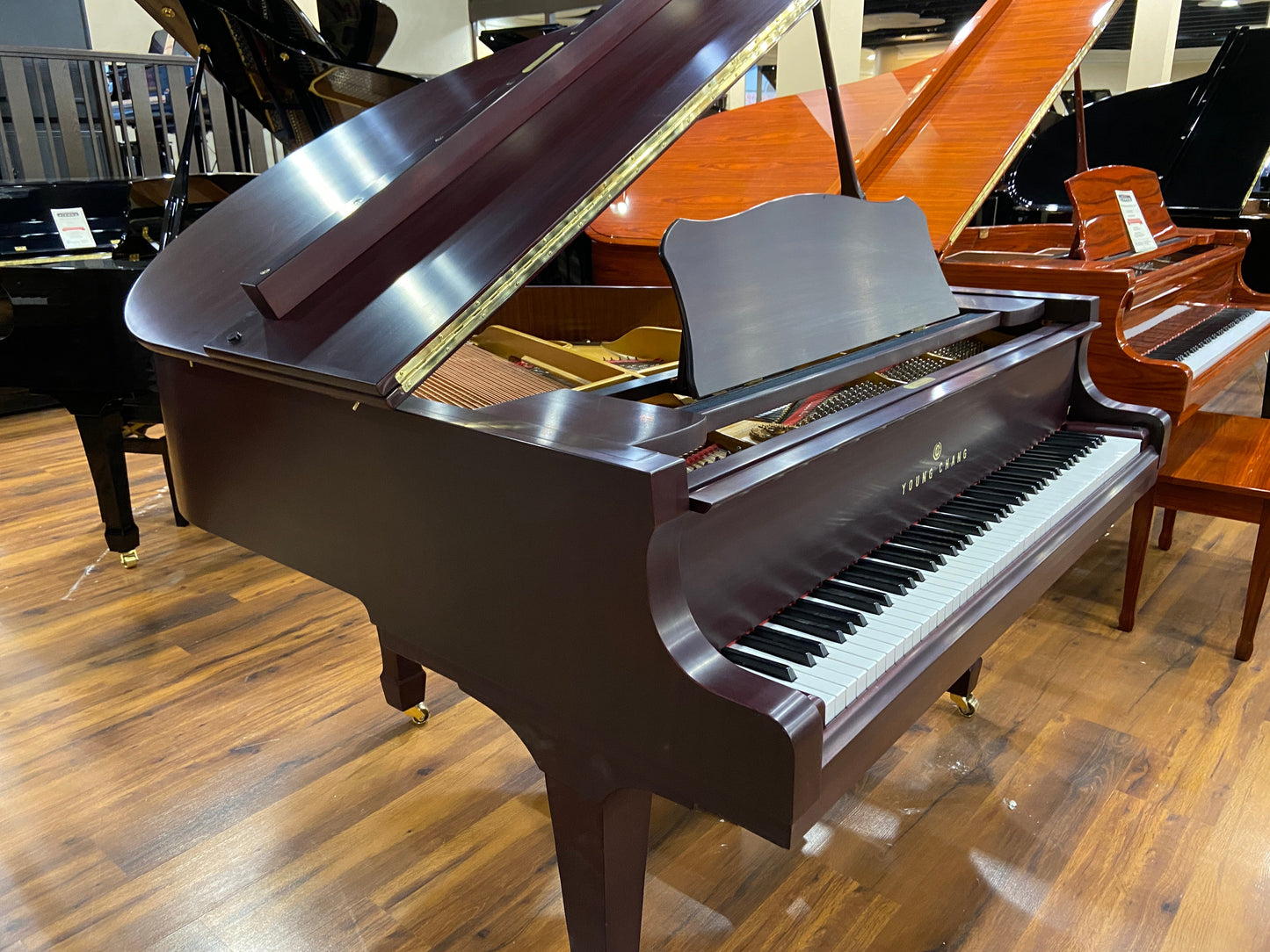 Image 8 of 1999 Young Chang G-150 Grand with QRS Self Playing System