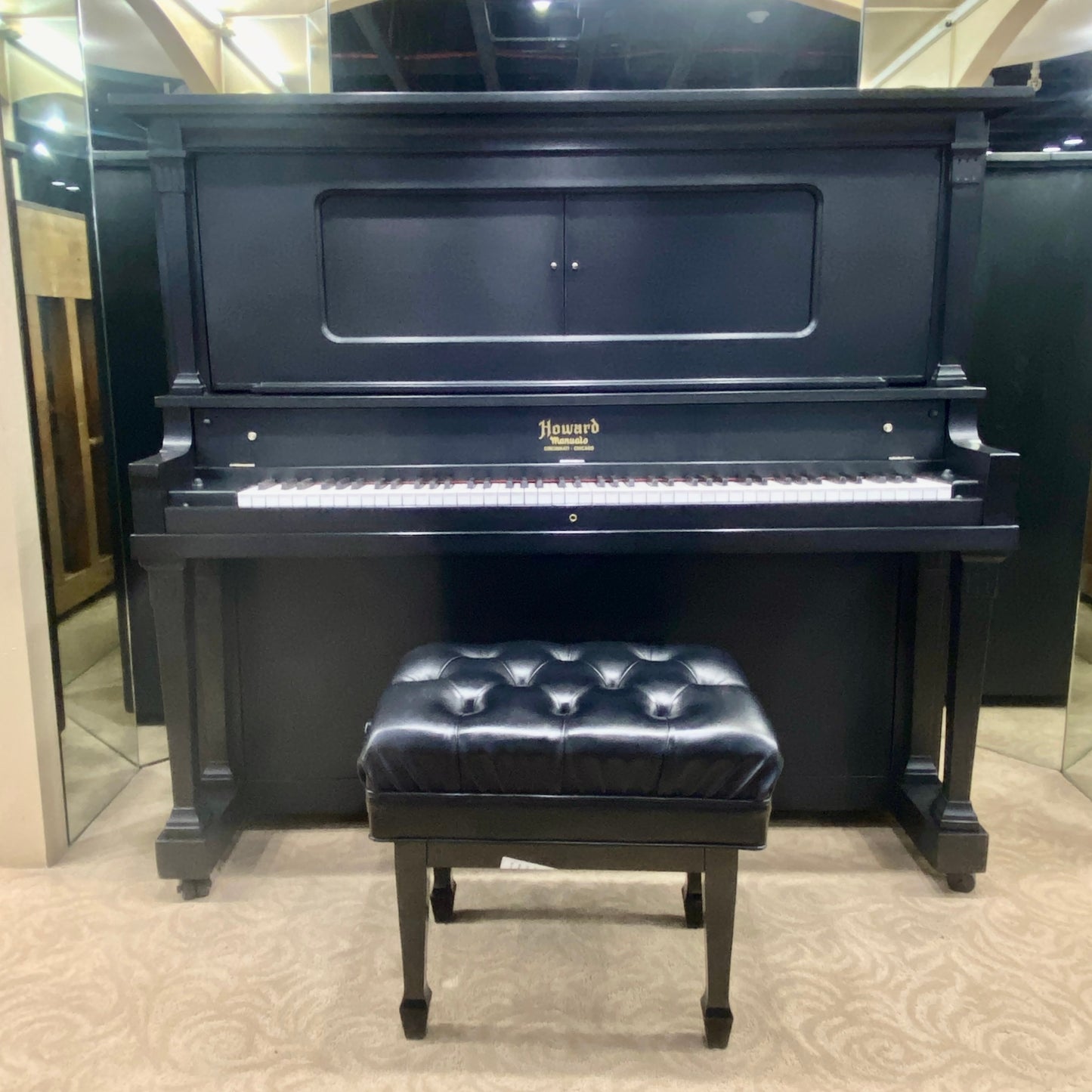 Image 2 of 1916 Howard Upright 57" / Satin Black