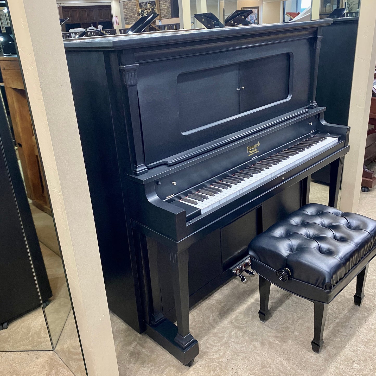Image 4 of 1916 Howard Upright 57" / Satin Black