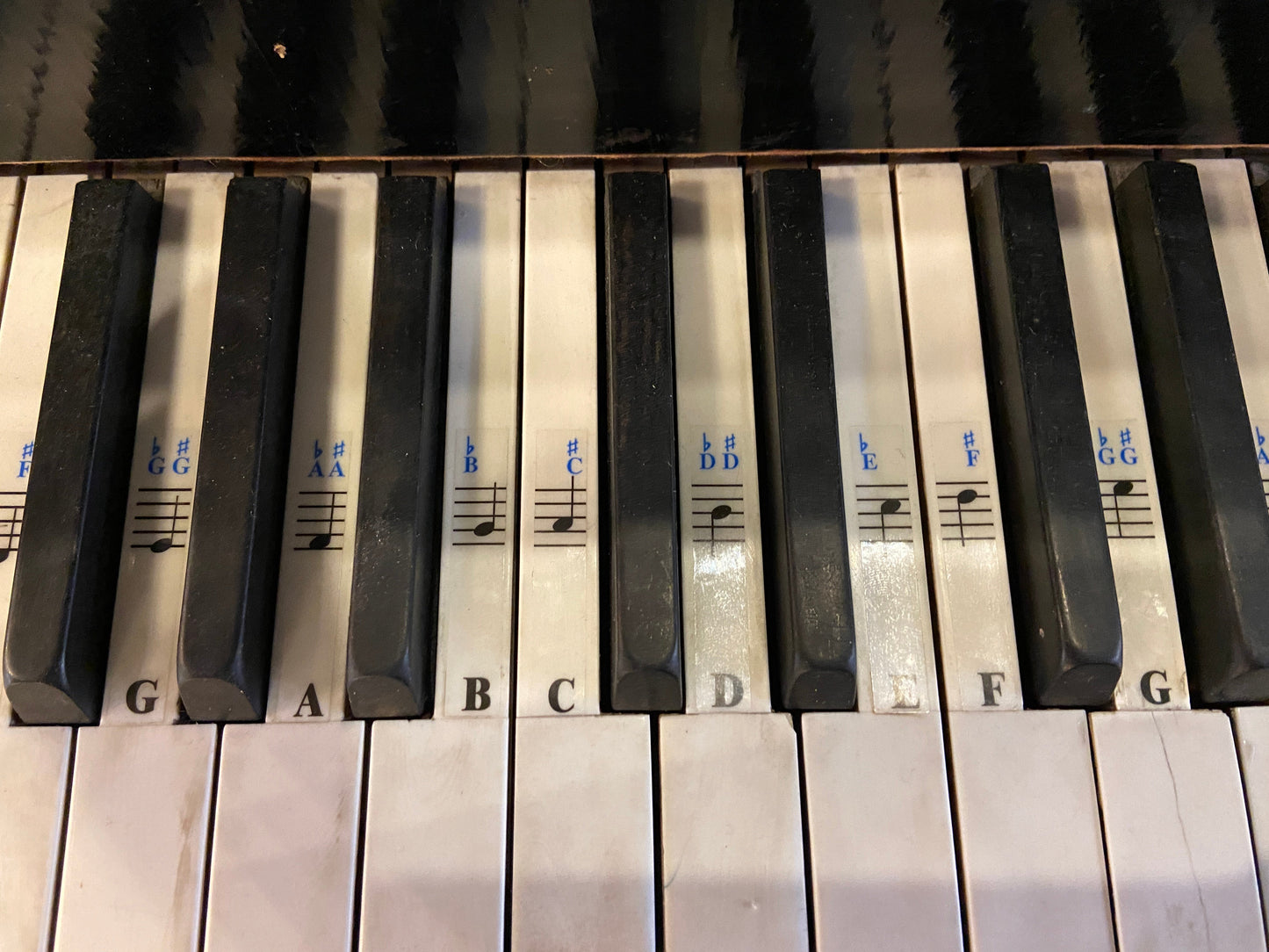 Image 4 of Unique Vienese Action - Straight Strung - An Artifact of Piano History! with QRS Self Playing System