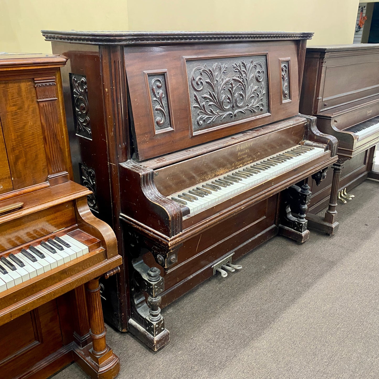 Image 2 of 1890 Schubert Upright