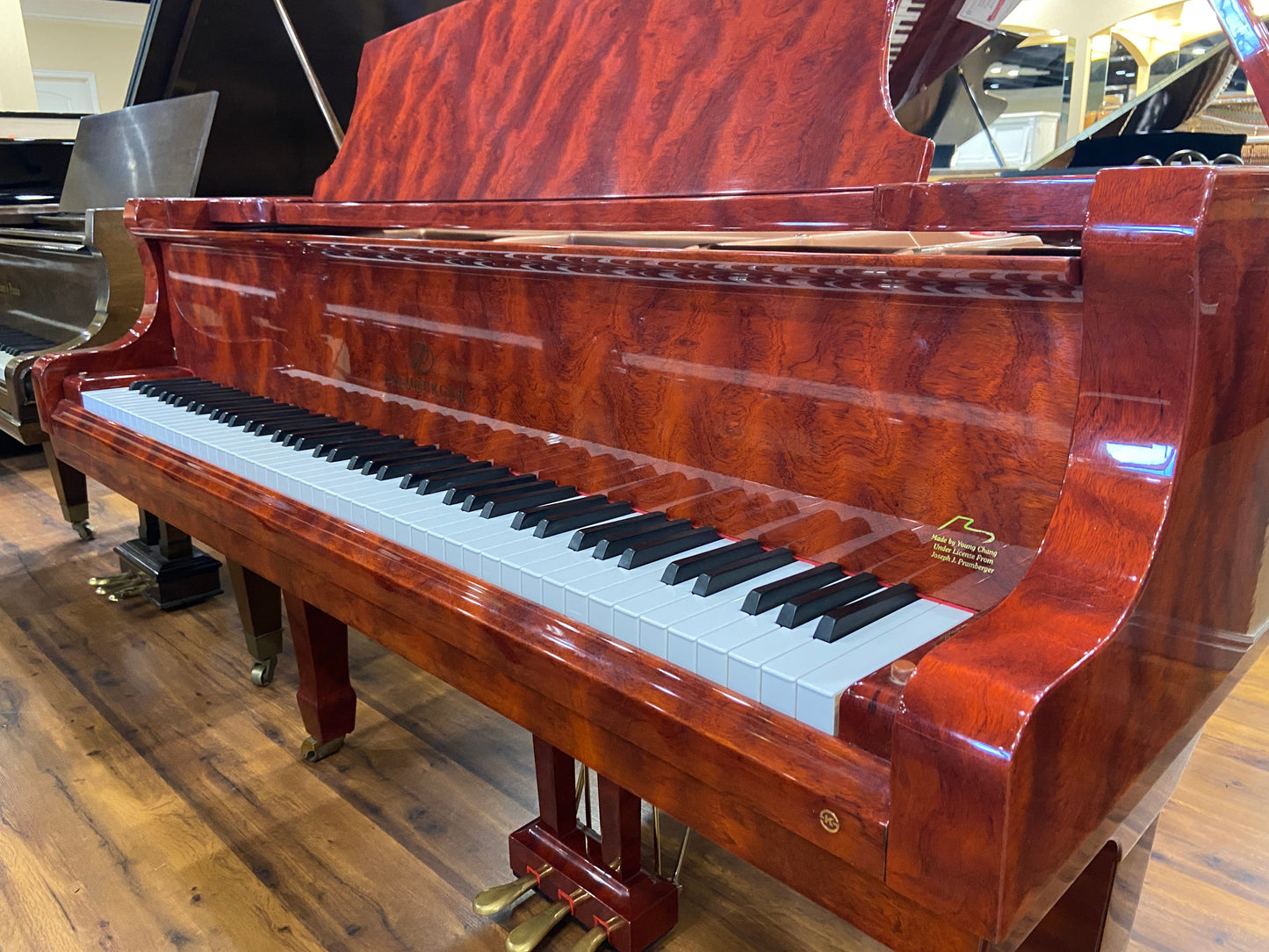Image 3 of 2003 Young Chang Pramberger Grand / 6'1/ Bubinga Finish with QRS Self Playing System