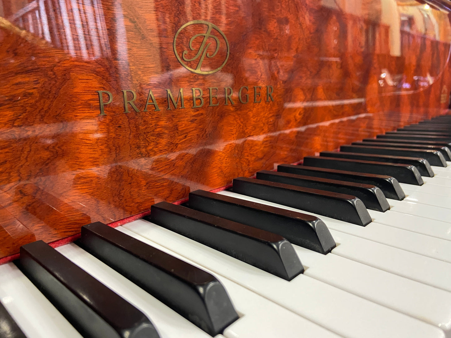 Image 5 of 2003 Young Chang Pramberger Grand / 6'1/ Bubinga Finish with QRS Self Playing System