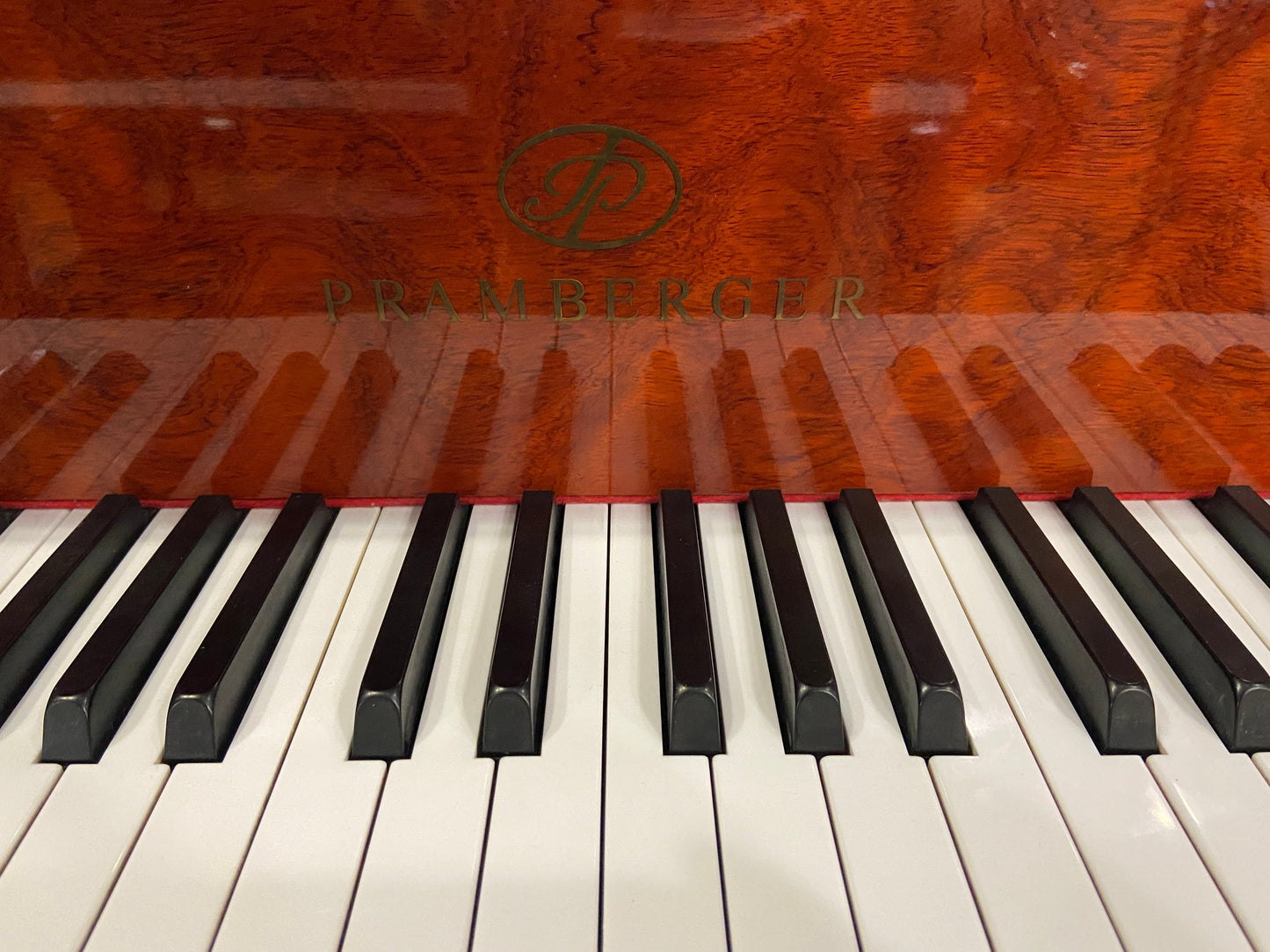 Image 6 of 2003 Young Chang Pramberger Grand / 6'1/ Bubinga Finish with QRS Self Playing System
