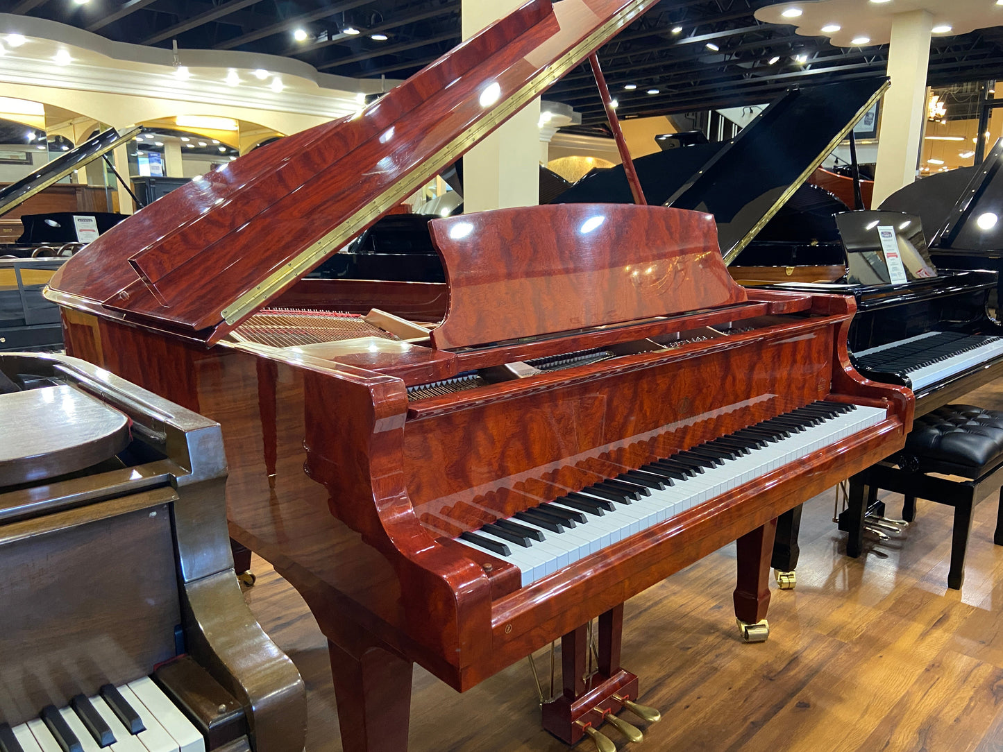 Image 9 of 2003 Young Chang Pramberger Grand / 6'1/ Bubinga Finish with QRS Self Playing System