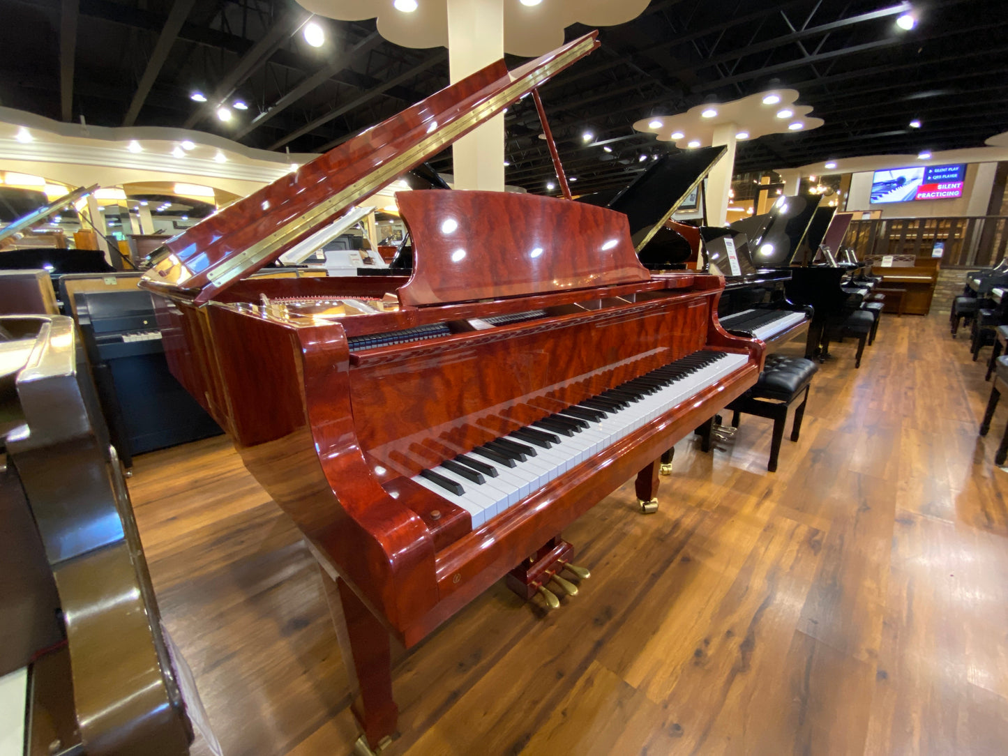 Image 10 of 2003 Young Chang Pramberger Grand / 6'1/ Bubinga Finish with QRS Self Playing System