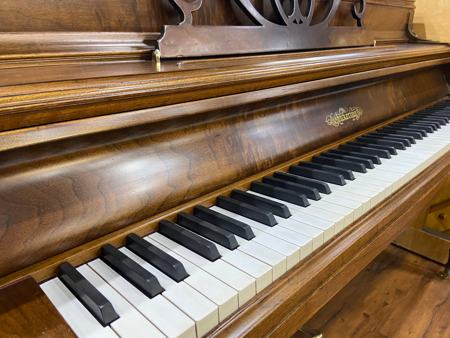 Image 4 of 1943 Chickering Spinet /38" / Walnut ) 186478