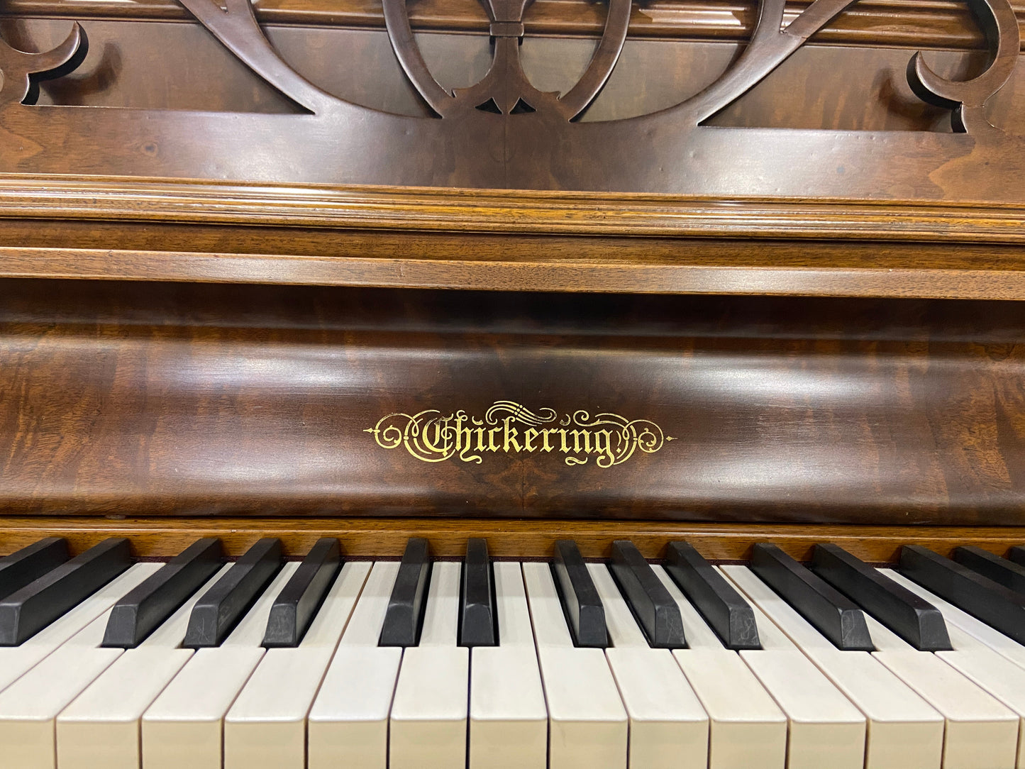 Image 5 of 1943 Chickering Spinet /38" / Walnut ) 186478