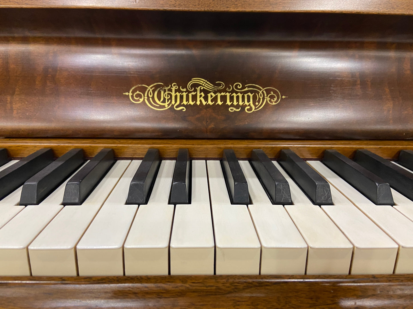 Image 6 of 1943 Chickering Spinet /38" / Walnut ) 186478