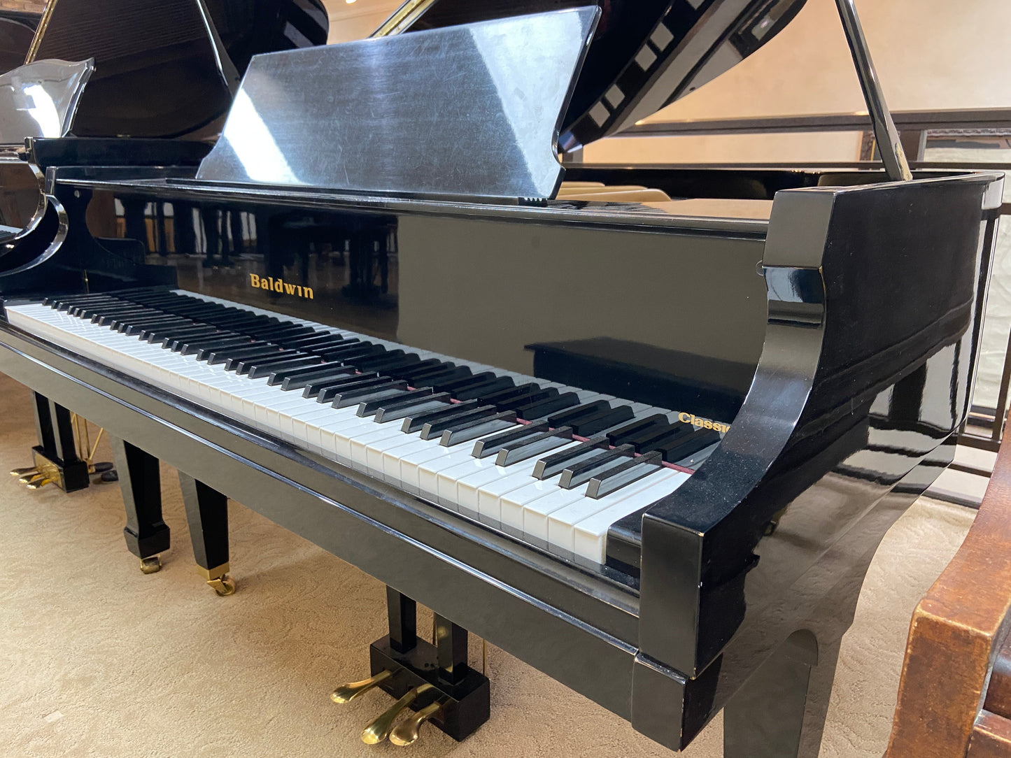 Image 2 of 1993 Baldwin 5'5" Grand / Polished Black (105976 / 317389 / 6317389)