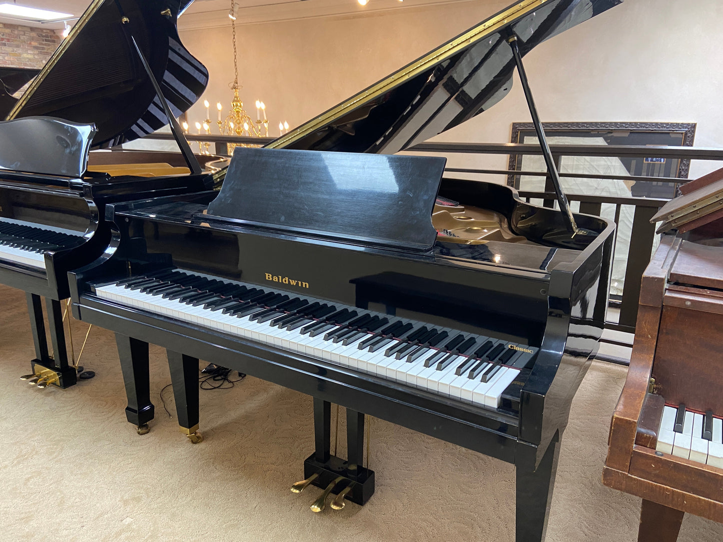 Image 3 of 1993 Baldwin 5'5" Grand / Polished Black (105976 / 317389 / 6317389)