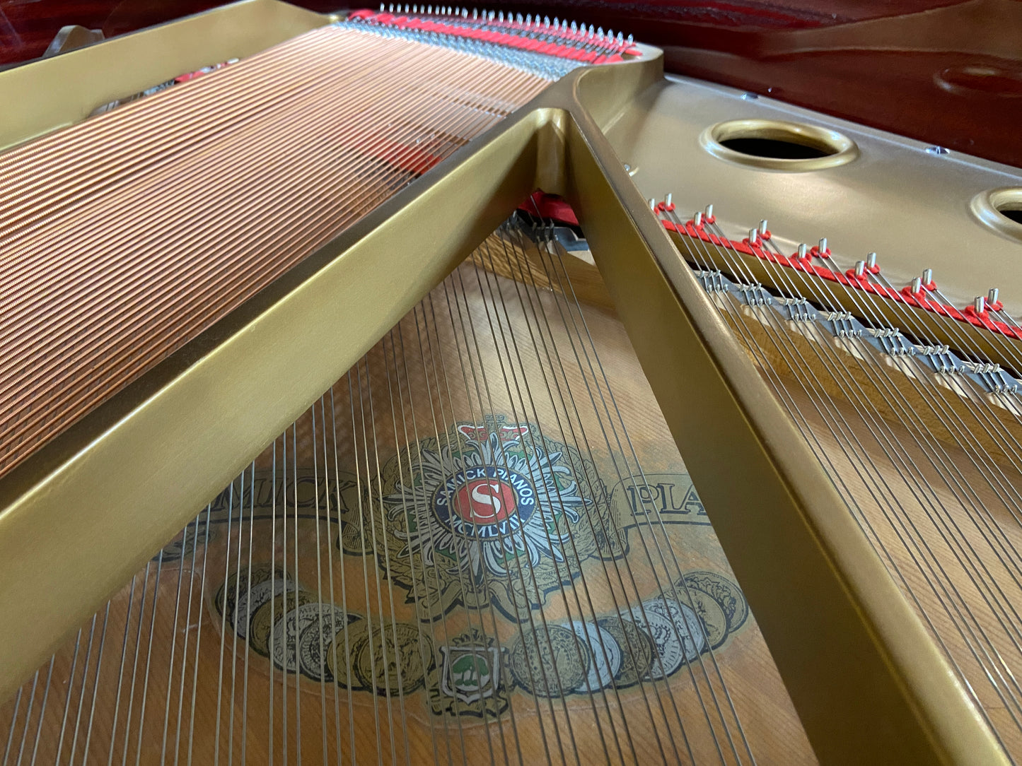 Image 6 of 1987 Samick SG-155 Mahogany Grand 5'