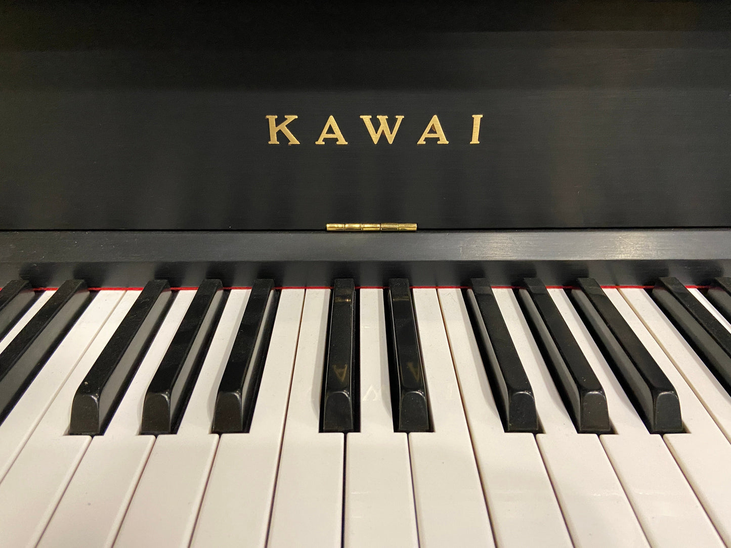 Image 3 of 1985 Kawai 706-C Upright / Was Mahogany, Refinished to Satin Black / 43"