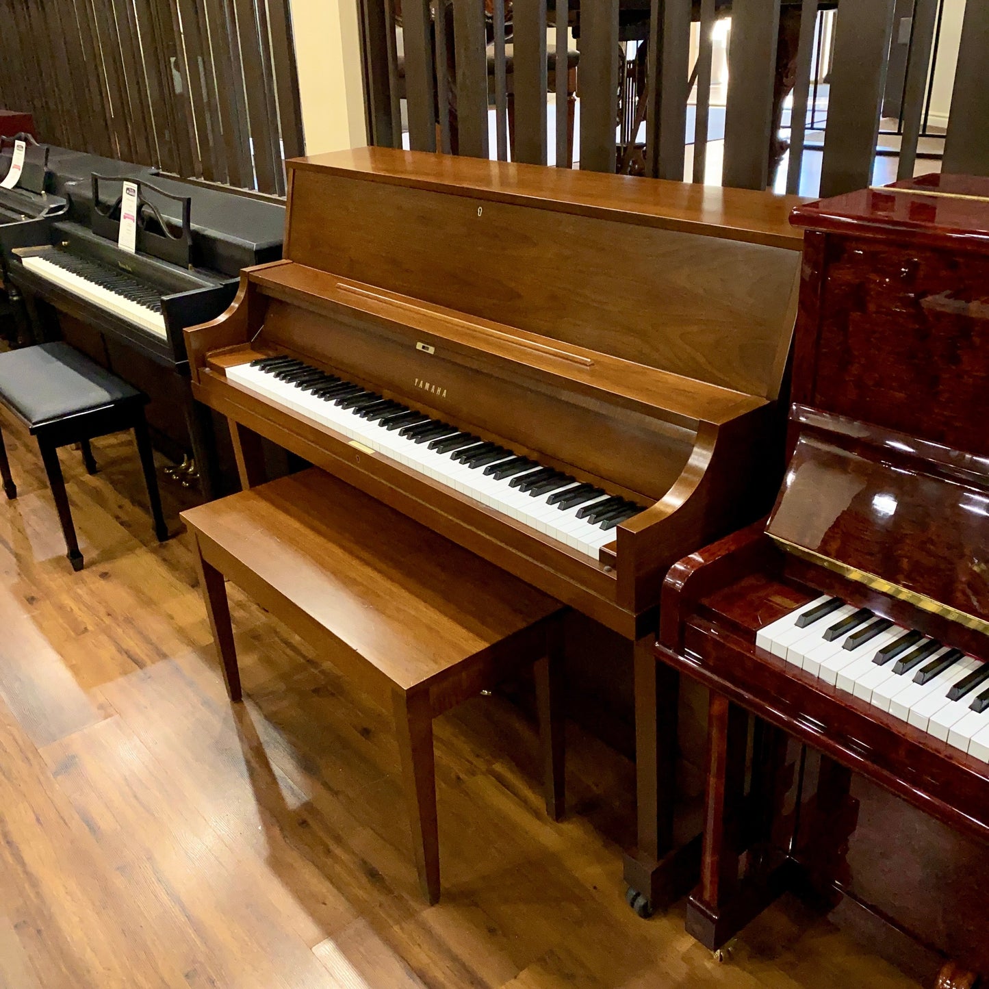 Image 3 of 1994 Yamaha P22 45" Upright Piano / Walnut