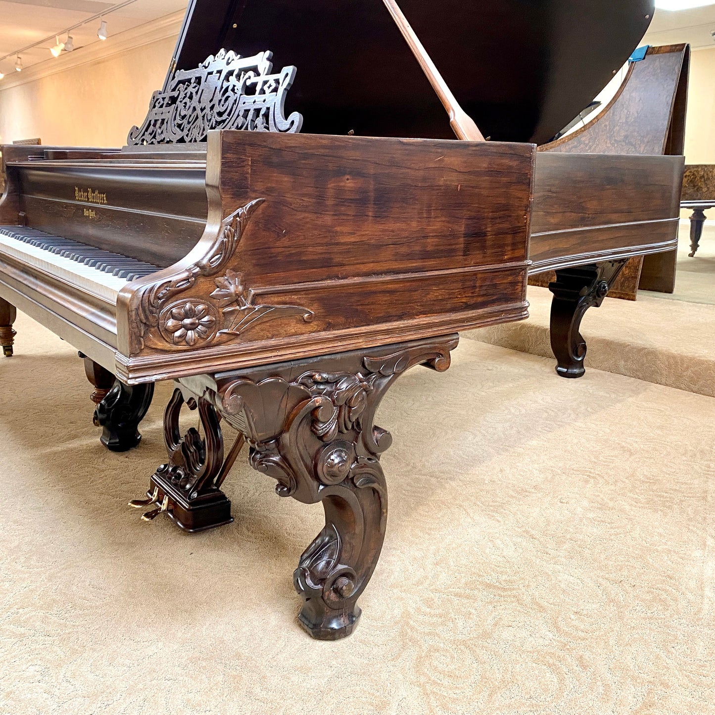 Image 4 of 1869 Decker & Bros Concert Grand 9'
