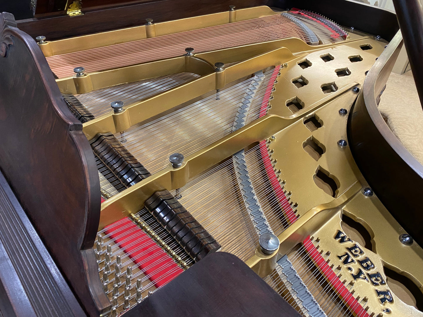 Image 22 of 1882 Weber Grand Rosewood 6'3"