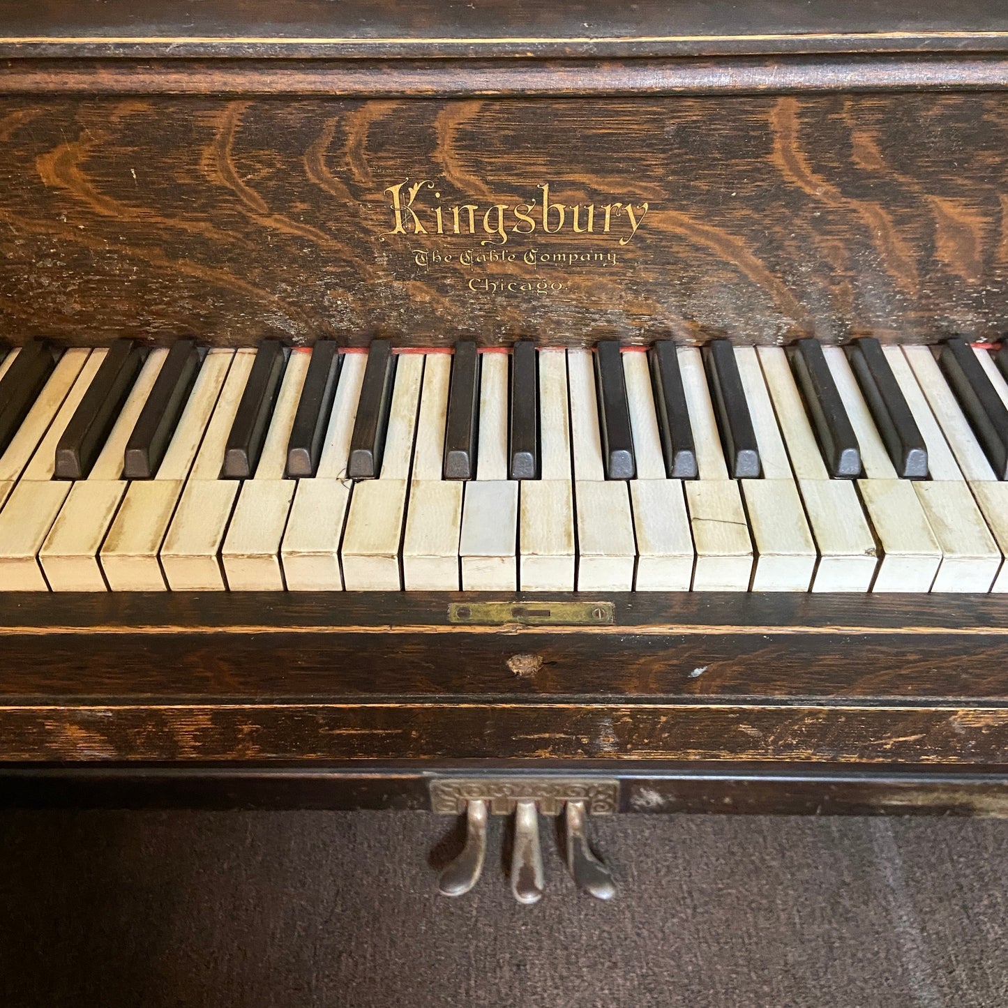 Image 2 of 1905 Chicago Kingsbury upright
