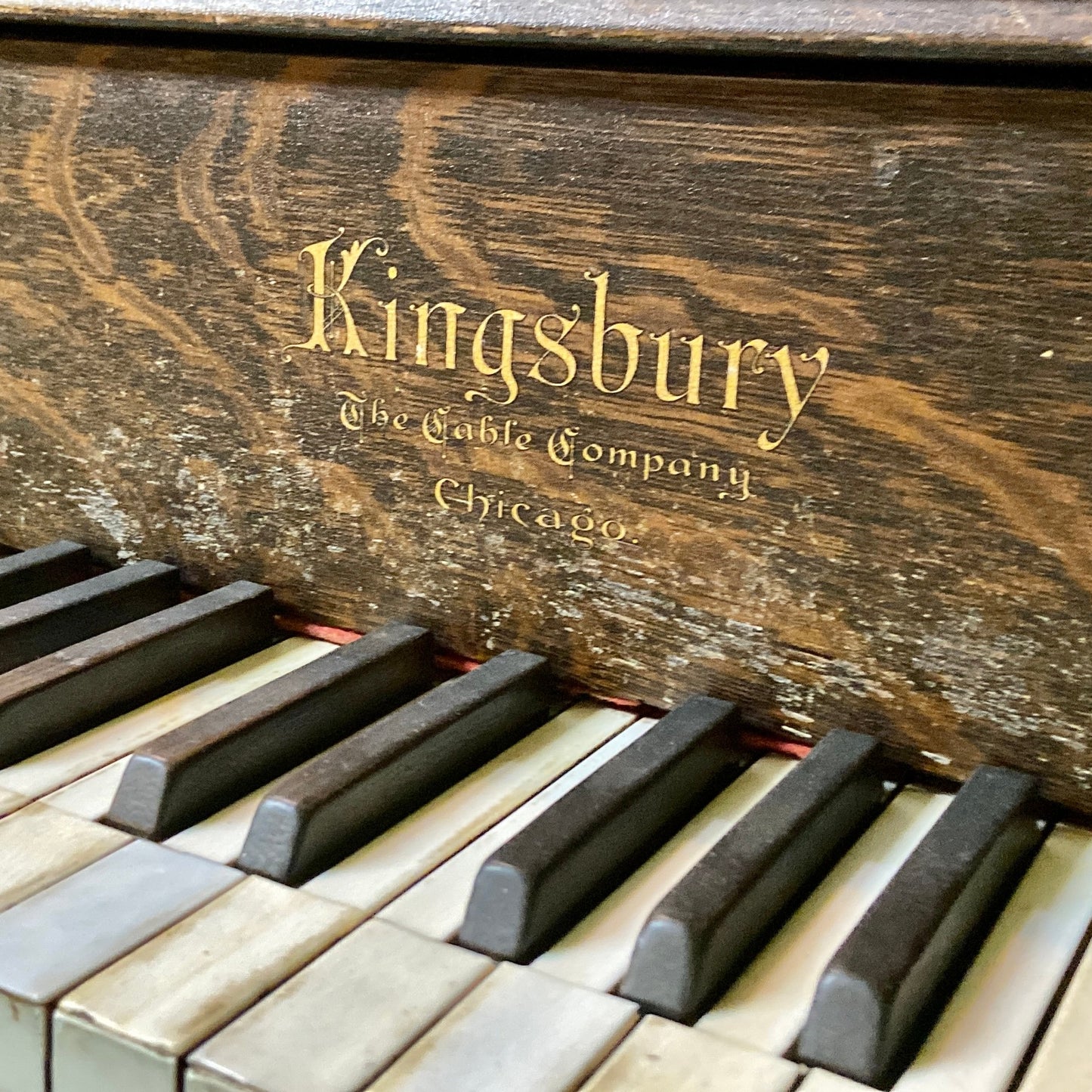 Image 12 of 1905 Chicago Kingsbury upright