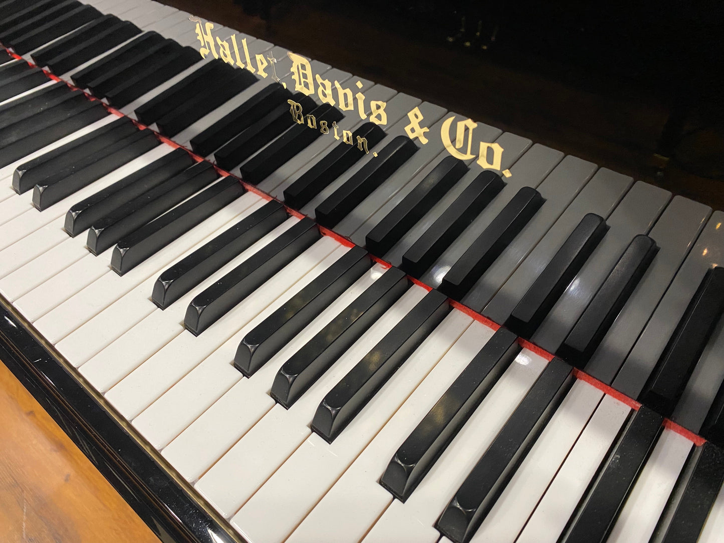 Image 11 of USED 2014 Hallet Davis 170/5'7" Polished Ebony with QRS Self Playing System