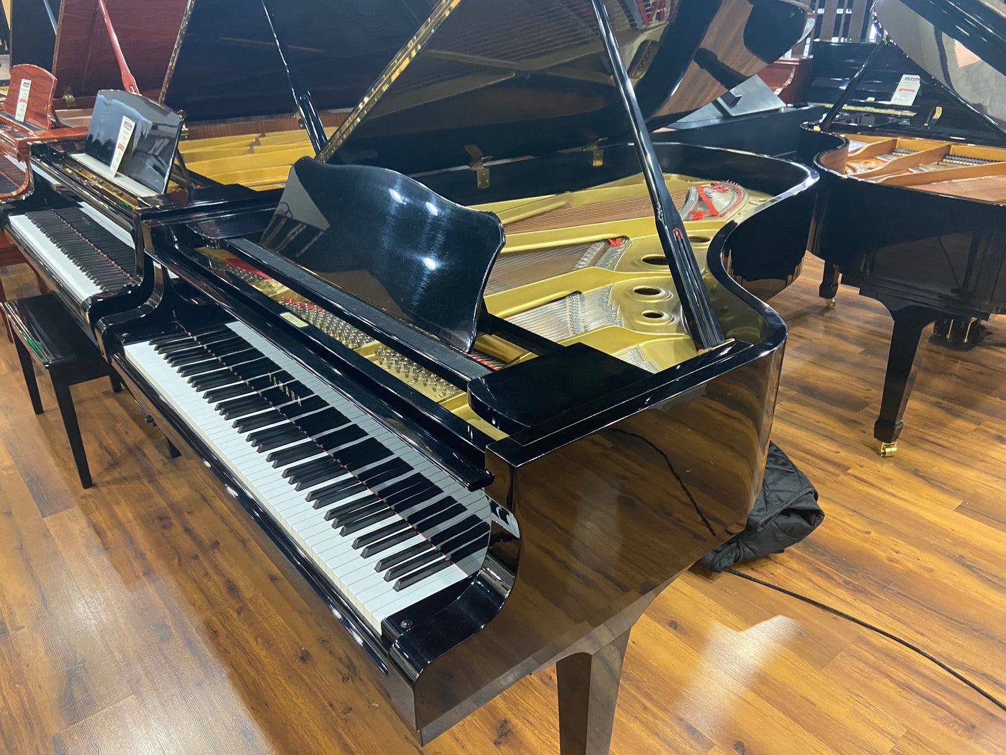 Image 3 of 1975 Yamaha C7 7' 4"/ Polished Ebony (Yamaha Disklavier System Model #2258