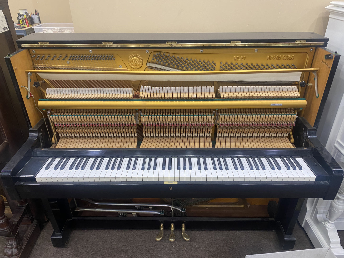 Image 2 of 1970 Yamaha U1 48"/ Satin Ebony