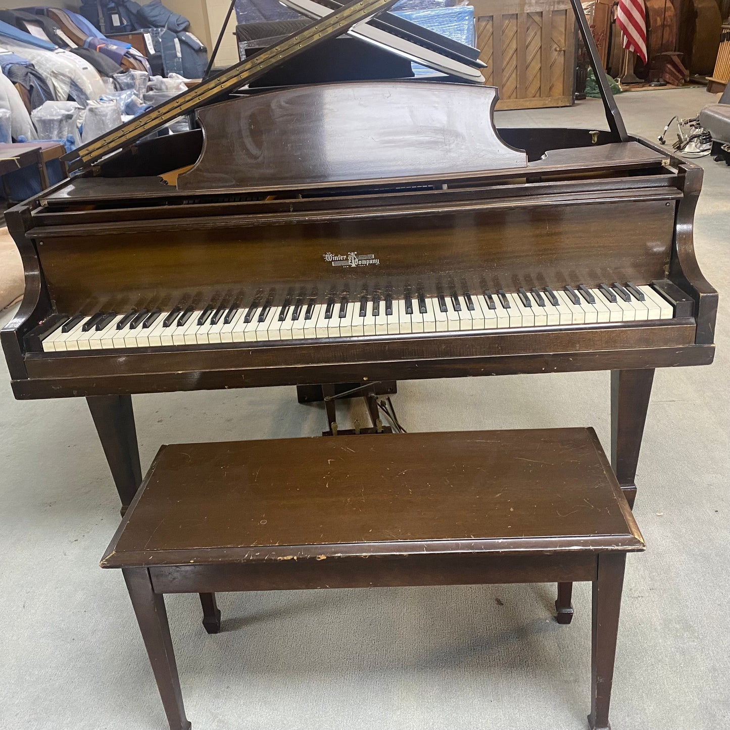 Image 2 of 4’9” Baby Grand Winter
