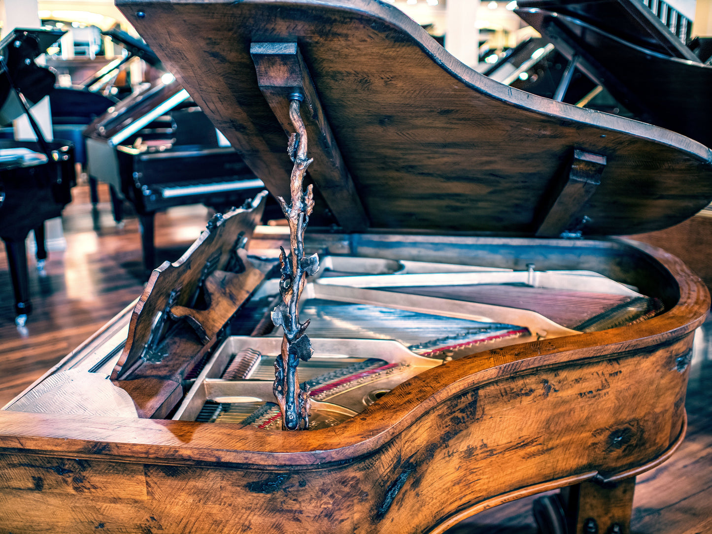 Image 8 of (WILDERNESS) Grand Piano Lester with QRS Self Playing System