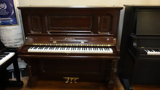 The Piano Buying Blog - Just Out of the Piano Shop!  1895 Fischer Upright Piano!