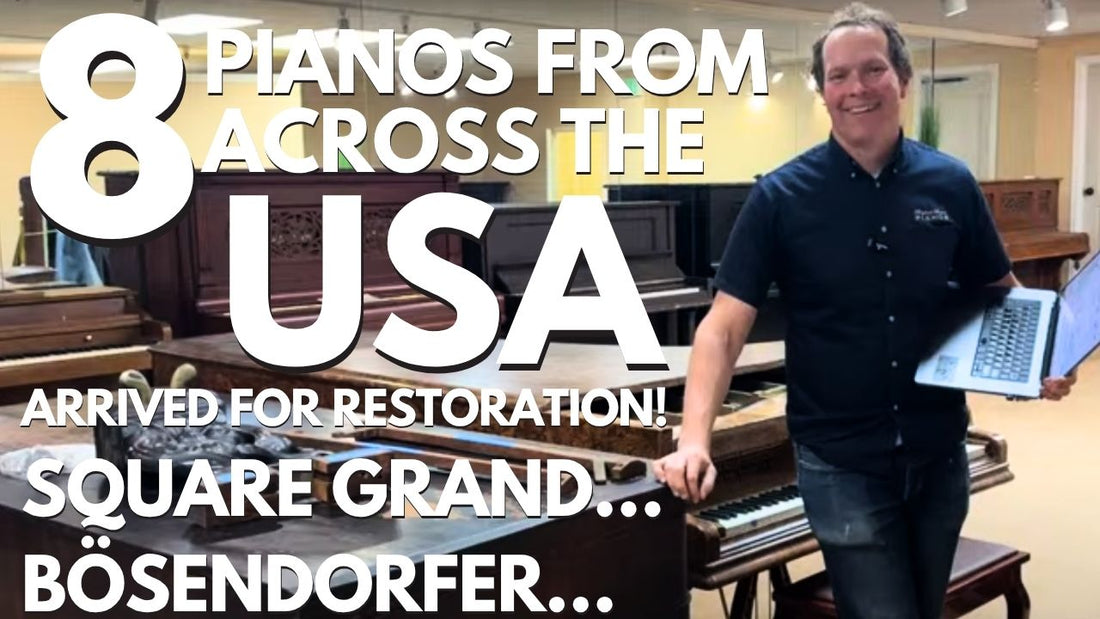 8 Heirloom Pianos from Across the USA — Nationwide Piano Restoration!