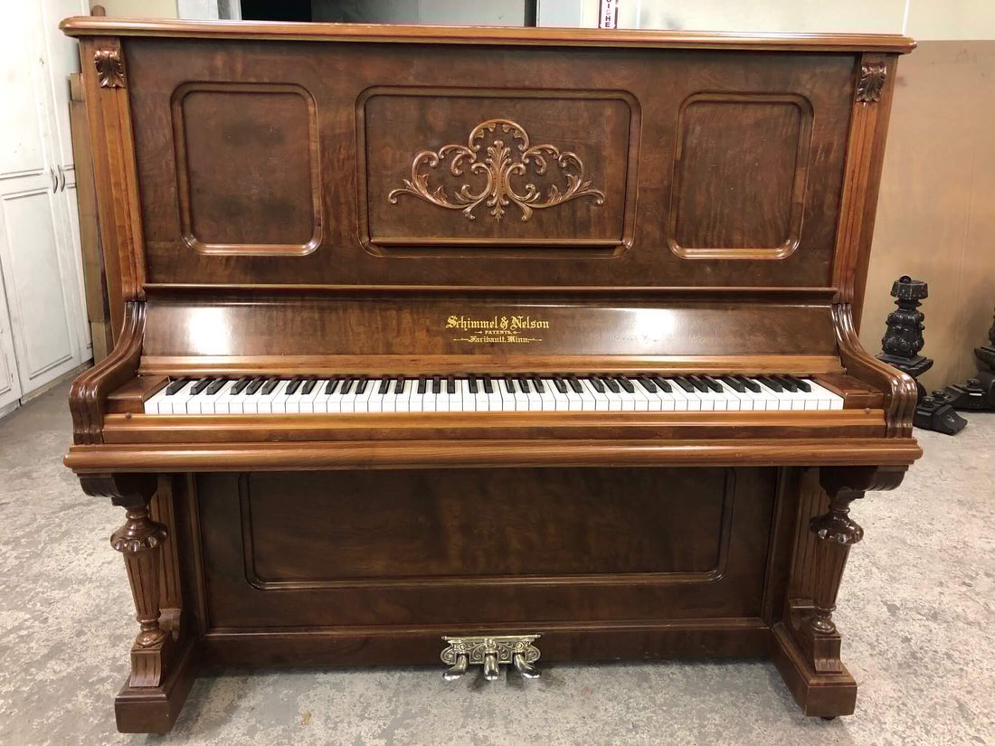 Piano Restoration Blog - Piano restoration on a 1890 Schimmel and Nelson - Schimmel