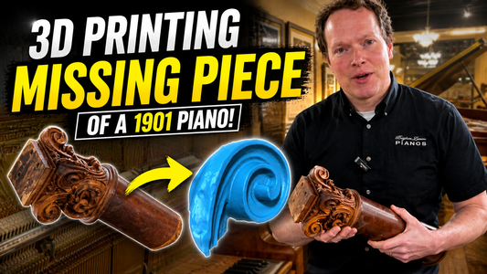 3D Printing a Missing Decorative Piano Column (1901 Bush & Lane Upright Piano)